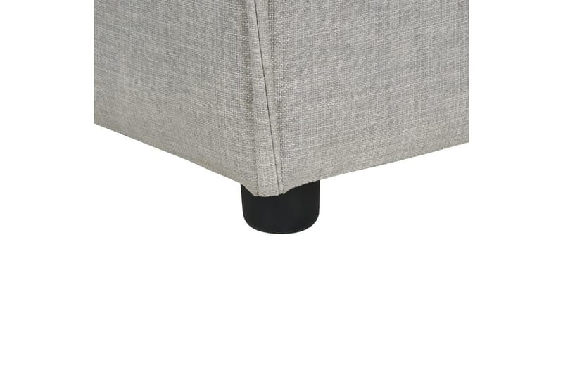 Schäslong Beliani Ardal Beige, svart, Högervänd Grey||Black Right-faced - Møbler - Sofaer - Modulsofaer - Øvrige moduler for modulsofa