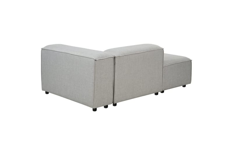 Schäslong Beliani Ardal Beige, svart, Högervänd Grey||Black Right-faced - Møbler - Sofaer - Modulsofaer - Øvrige moduler for modulsofa