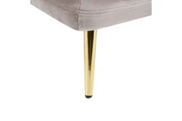Schäslong Beliani Gonesse Beige, Grå, Guld Beige||Grey||GOLD - Møbler - Sofaer - Modulsofaer - Øvrige moduler for modulsofa