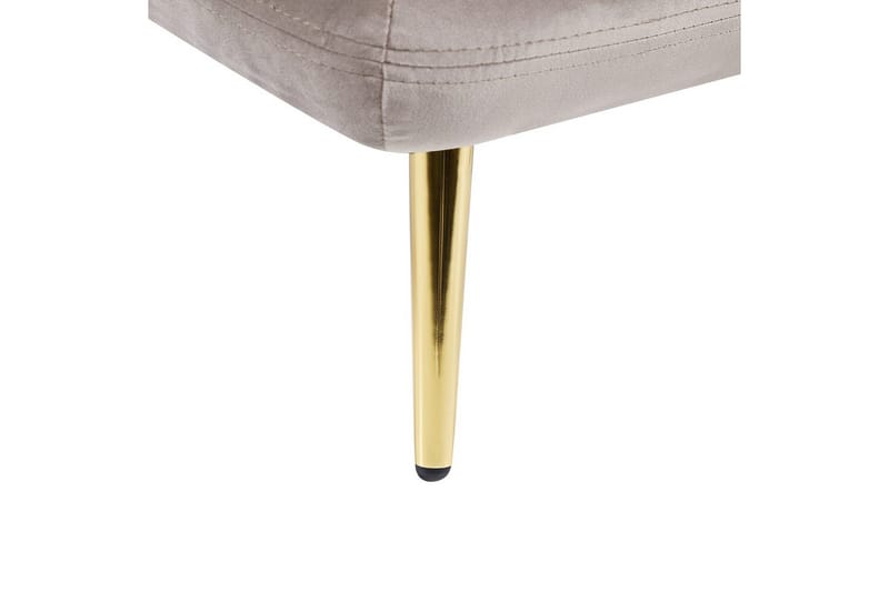 Schäslong Beliani Gonesse Beige, Grå, Guld Beige||Grey||GOLD - Møbler - Sofaer - Modulsofaer - Øvrige moduler for modulsofa