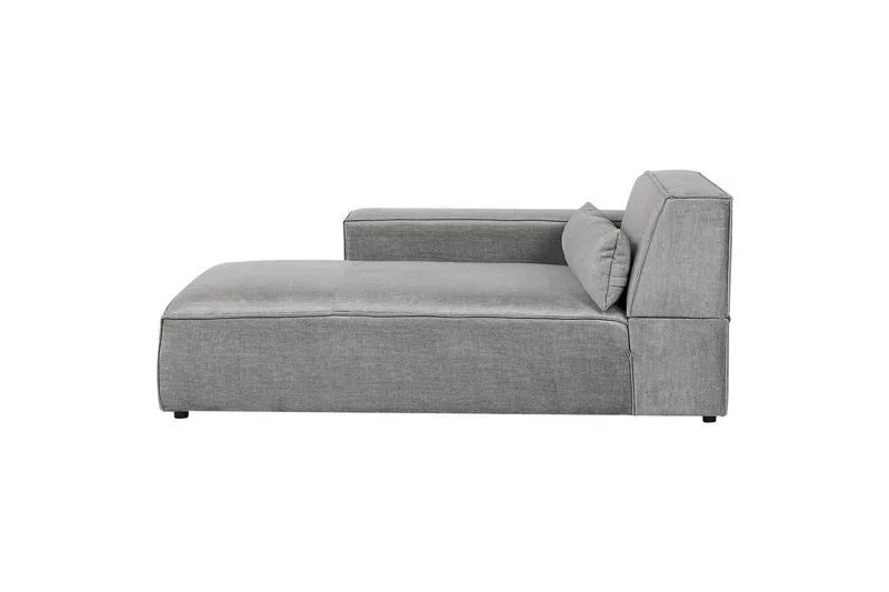 Schäslong Beliani Hellnar Beige, Högervänd Light grey Right-faced, undefined