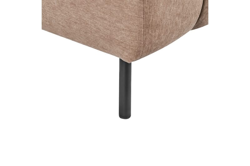 Schäslong Beliani Lannils Brun, Svart, Högervänd NO_BRAND Brown||Black Left-faced - Møbler - Sofaer - Modulsofaer - Øvrige moduler for modulsofa