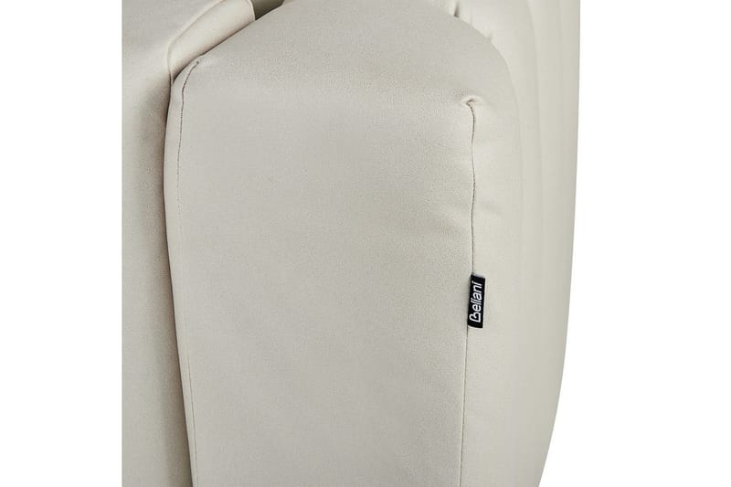 Schäslong Beliani Lannils Brun, Svart, Högervänd NO_BRAND White||Black Left-faced - Møbler - Sofaer - Modulsofaer - Øvrige moduler for modulsofa
