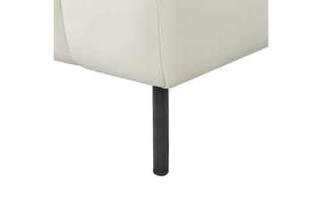 Schäslong Beliani Lannils Brun, Svart, Högervänd White||Black Left-faced - Møbler - Sofaer - Modulsofaer - Øvrige moduler for modulsofa
