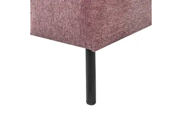 Schäslong Beliani Lannils Brun, Svart, Högervänd Pink Right-faced - Rosa - Møbler - Sofaer - Modulsofaer - Øvrige moduler for modulsofa