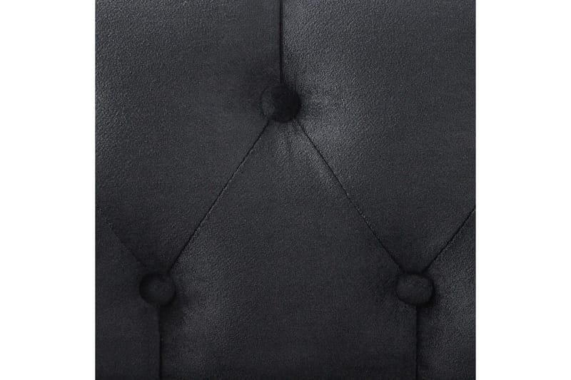 Schäslong Beliani Lattes Grå, mörkt trä, Högervänd Black||Dark colored wood Right-faced - Møbler - Sofaer - Dagsenger