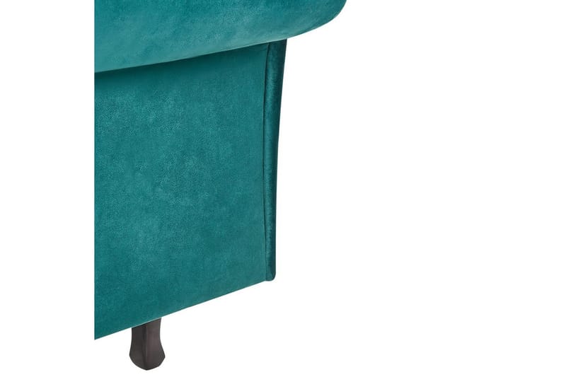 Schäslong Beliani Lattes Grå, mörkt trä, Högervänd Green||Dark colored wood Left-faced - Møbler - Sofaer - Dagsenger