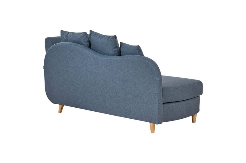Schäslong Beliani Meri blue||Light colored wood - Møbler - Sofaer - Modulsofaer - Øvrige moduler for modulsofa