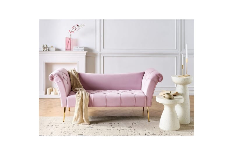 Schäslong Beliani Nantilly NO_BRAND Violet - Møbler - Sofaer - Dagsenger