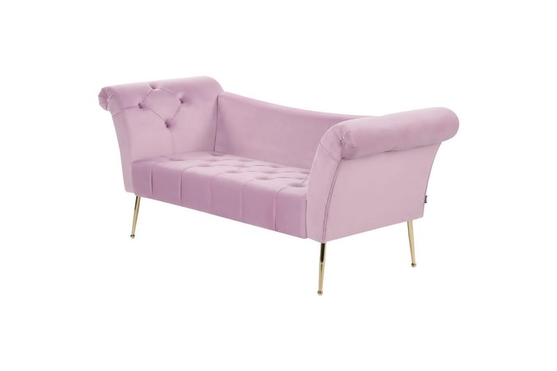 Schäslong Beliani Nantilly NO_BRAND Violet - Møbler - Sofaer - Dagsenger