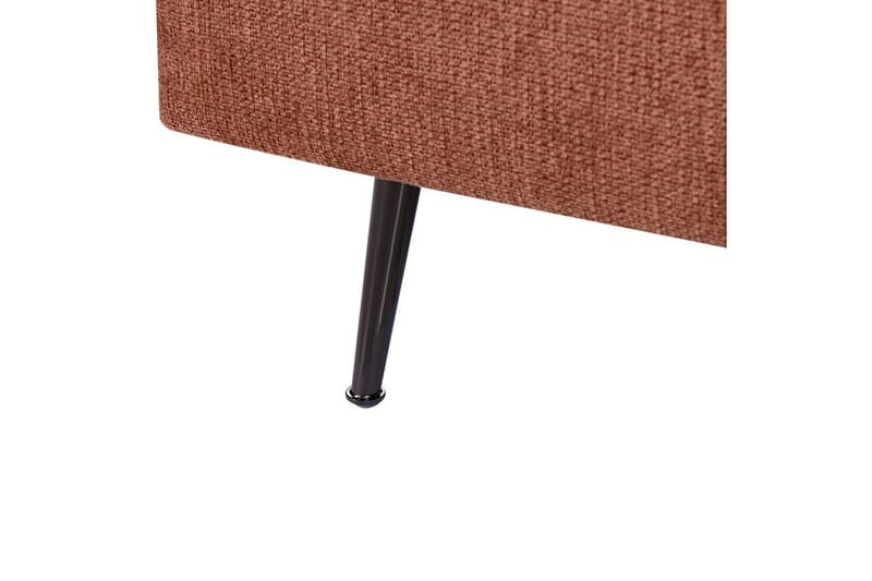 Schäslong Beliani Riom Grön, Svart, Högervänd Red Left-faced - Rød - Møbler - Sofaer - Modulsofaer - Øvrige moduler for modulsofa