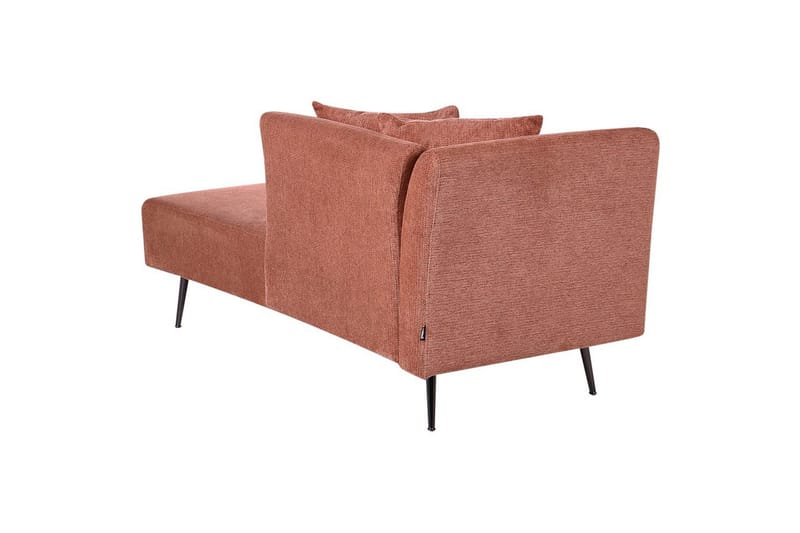 Schäslong Beliani Riom Grön, Svart, Högervänd Red Left-faced - Rød - Møbler - Sofaer - Modulsofaer - Øvrige moduler for modulsofa