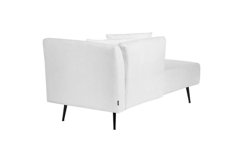Sch äslong Beliani Riom Grön, Svart, Högervänd White||Black Right-faced - Møbler - Sofaer - Modulsofaer - Øvrige moduler for modulsofa