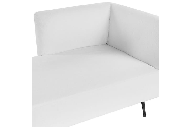 Schäslong Beliani Riom Grön, Svart, Högervänd White||Black Right-faced - Møbler - Sofaer - Modulsofaer - Øvrige moduler for modulsofa