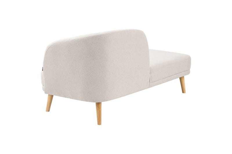Schäslong Beliani Tanlay Beige, ljust trä, Högervänd Beige||Light colored wood Right-faced - Møbler - Sofaer - Modulsofaer - Øvrige moduler for modulsofa
