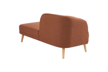 Schäslong Beliani Tanlay Beige, ljust trä, Högervänd Light brown||Light colored wood Left-faced - Møbler - Sofaer - Modulsofaer - Øvrige moduler for modulsofa