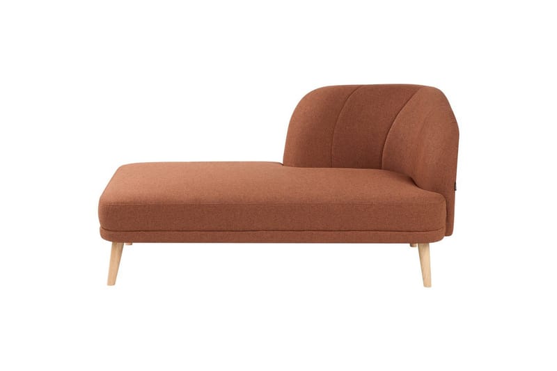 Schäslong Beliani Tanlay Beige, ljust trä, Högervänd Light brown||Light colored wood Right-faced - Møbler - Sofaer - Modulsofaer - Øvrige moduler for modulsofa