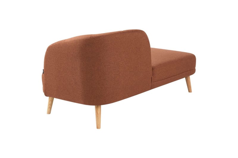 Schäslong Beliani Tanlay Beige, ljust trä, Högervänd Light brown||Light colored wood Right-faced - Møbler - Sofaer - Modulsofaer - Øvrige moduler for modulsofa