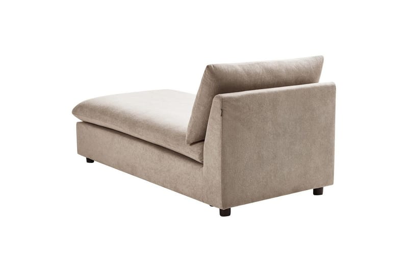 Schäslong Beliani Vizille Beige Beige - Møbler - Sofaer - Modulsofaer - Øvrige moduler for modulsofa