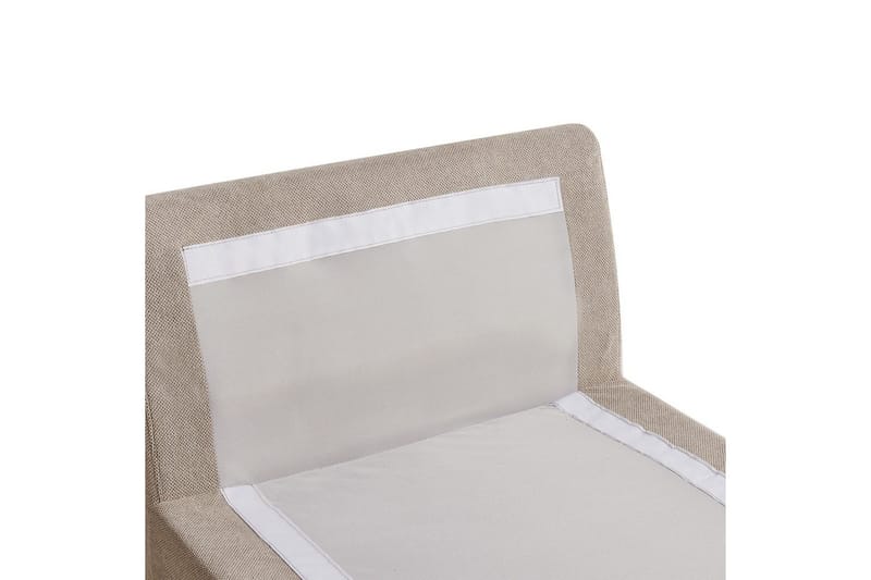 Schäslong Beliani Vizille Beige NO_BRAND Beige - Møbler - Sofaer - Modulsofaer - Øvrige moduler for modulsofa