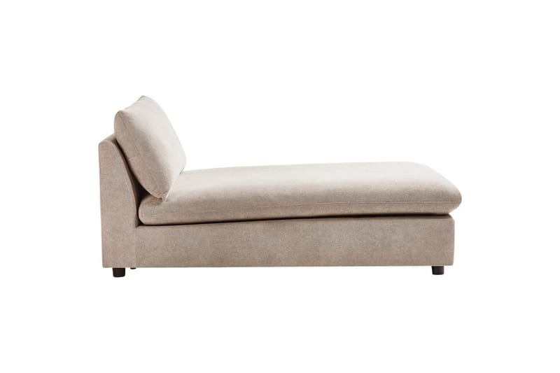 Schäslong Beliani Vizille Beige NO_BRAND Beige - Møbler - Sofaer - Modulsofaer - Øvrige moduler for modulsofa