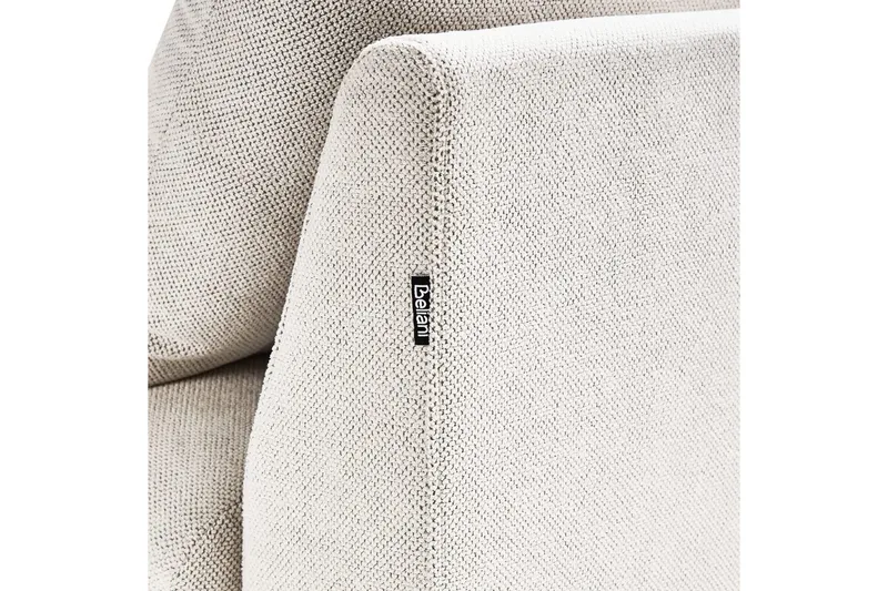 Schäslong Beliani Vizille Beige NO_BRAND White - Hvit - Møbler - Sofaer - Modulsofaer - Øvrige moduler for modulsofa