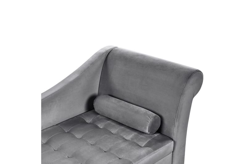 Schäslong Beliani Pessac Beige, svart, Högervänd Light grey||Black Right-faced - Møbler - Sofaer - Modulsofaer - Øvrige moduler for modulsofa