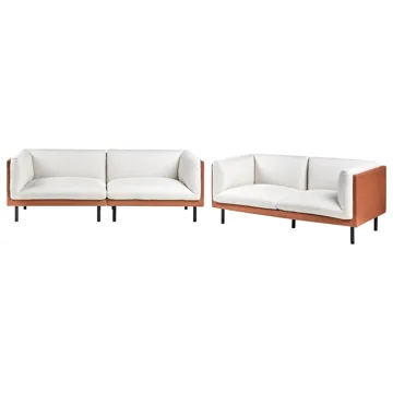 Sofagruppe Vorgod Stoff - Off-White - Møbler - Sofaer - Sofagrupper