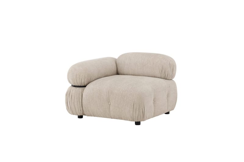 Sofamodul Hjørnemodul Høyre Mika - Beige - Møbler - Sofaer - Modulsofaer - Midtmodul