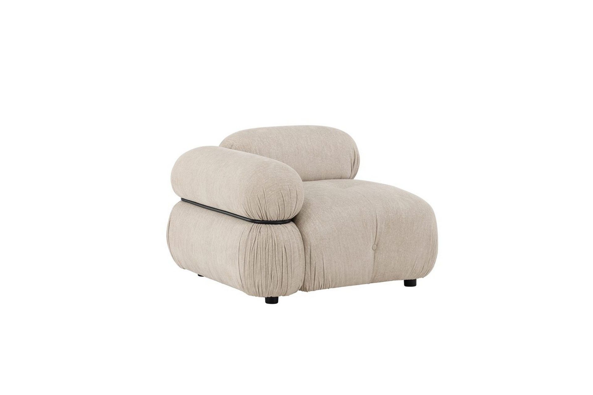 Sofamodul Hjørnemodul Høyre Mika - Beige