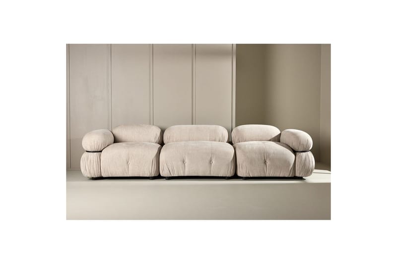 Sofamodul Hjørnemodul Venstre Mika - Beige - Møbler - Sofaer - Modulsofaer - Midtmodul