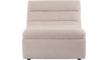Valdoro midtmodul i stoff 87 cm - Beige - Møbler - Sofaer - Modulsofaer - Midtmodul