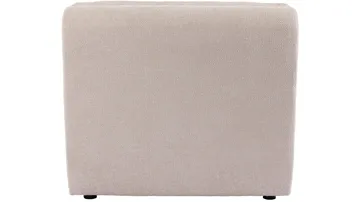 Valdoro midtmodul i stoff 87 cm - Beige - Møbler - Sofaer - Modulsofaer - Midtmodul