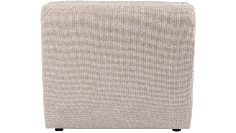 Valdoro midtmodul i stoff 87 cm - Beige - Møbler - Sofaer - Modulsofaer - Midtmodul