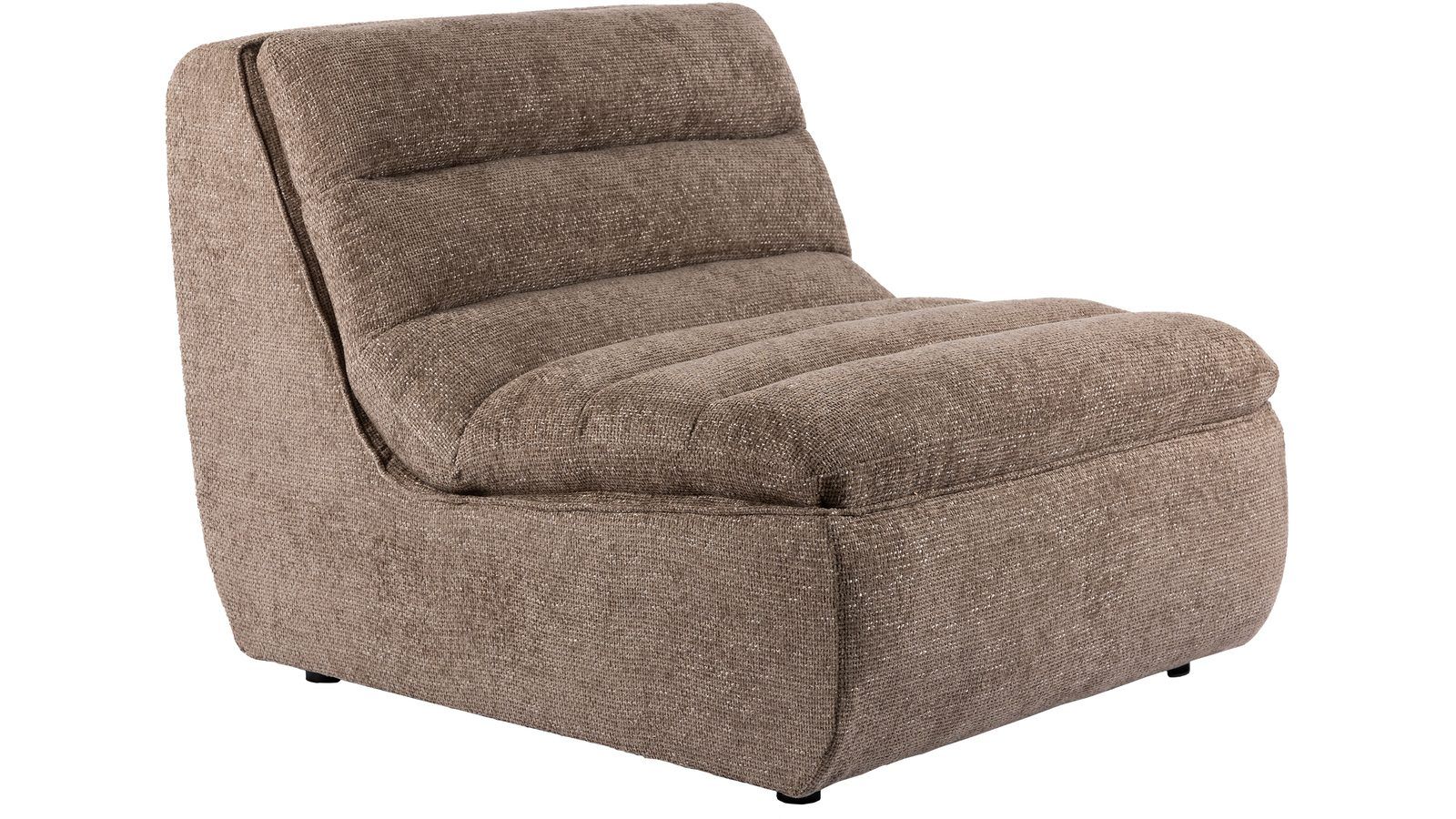 Valdoro midtmodul i stoff 87 cm - Mink