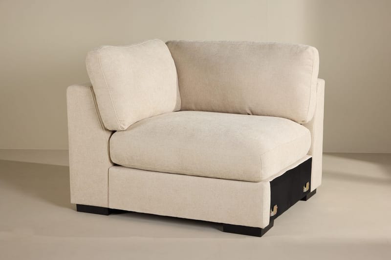 Venstremodul Salerno i stoff, Beige