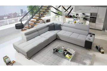 Morenia Sovesofa m. Sjeselong L-formet - Møbler - Sofaer - Sovesofaer