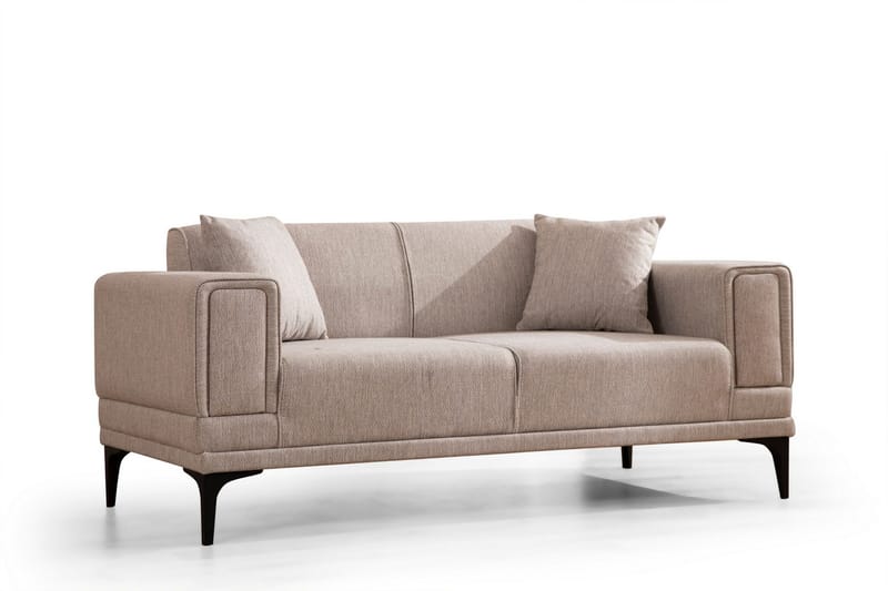 Naoko 3-seter Sofa, Lysebrun