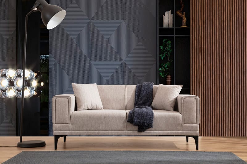 Naoko 3-seter Sofa - Lysebrun - Møbler - Sofaer - 2 seter sofa