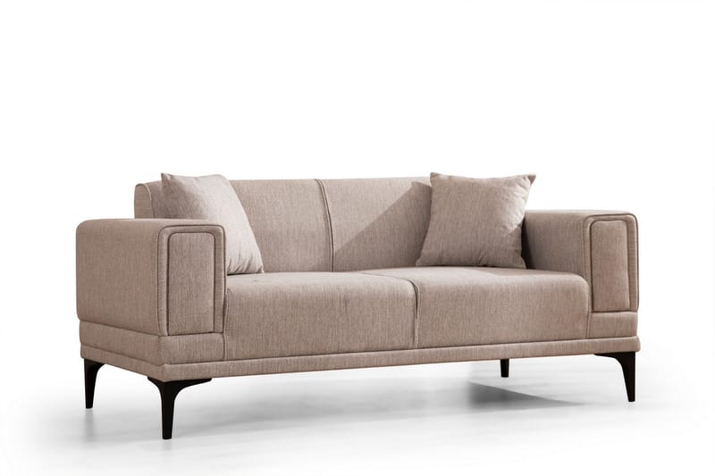 Naoko 3-seter Sofa - Lysebrun - Møbler - Sofaer - 2 seter sofa