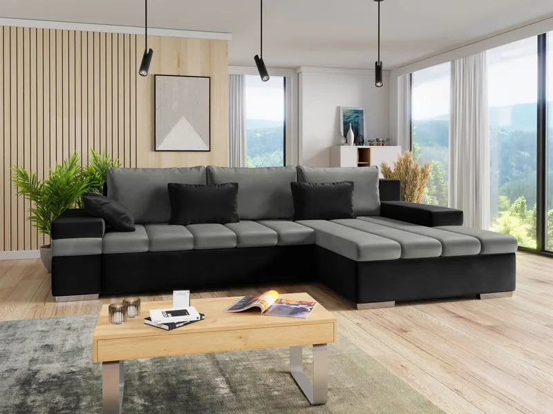 Naoma 4-seters Sofa med Divan Høyre - Møbler - Sofaer - Hjørnesofa