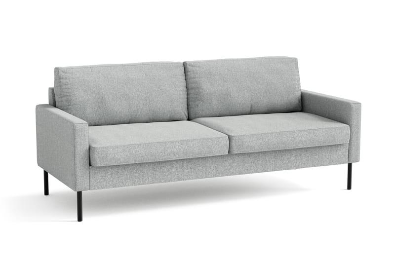 Nevada 3-seters Stoffsofa - Grå - Møbler - Sofaer - Sofa 3 seter
