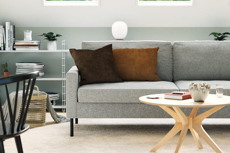 Nevada 3-seters Stoffsofa - Grå - Møbler - Sofaer - Sofa 3 seter