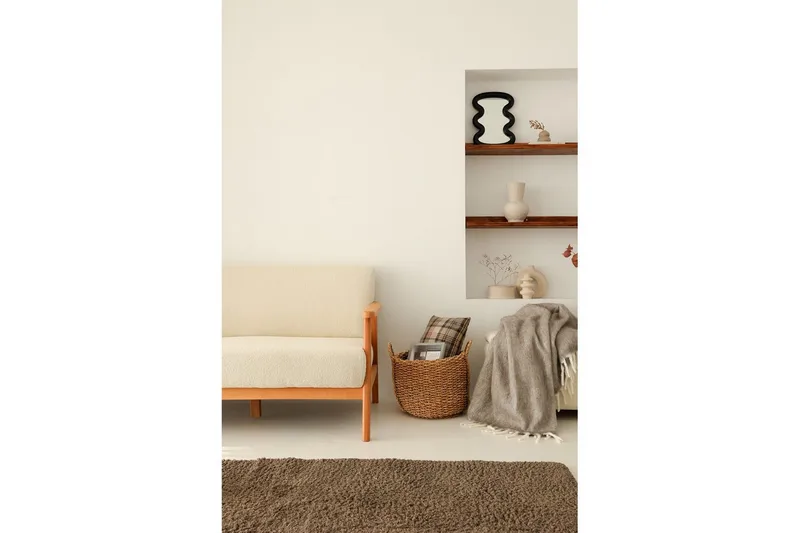 Neyros Sofa 2-sits - Hvit - Møbler - Sofaer - Fløyel sofaer