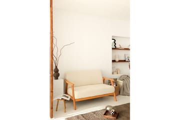 Neyros Sofa 2-sits - Hvit - Møbler - Sofaer - Fløyel sofaer