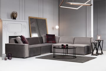 Nightcap Sofa m. Divan 6-seters - Grå - Møbler - Sofaer - Hjørnesofa