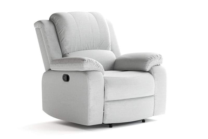 Norbo Recliner Sofagruppe 3+1 - Fällbar sofa lenestol - Kinosofa i Stoff - Grå - Møbler - Sofaer - Sofagrupper