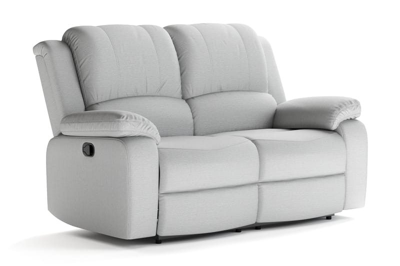 Norbo Recliner Sofagruppe 3+2 - Fällbar sofa lenestol - Kinosofa i Stoff - Grå - Møbler - Sofaer - Sofagrupper