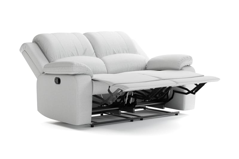Norbo Recliner Sofagruppe 3+2 - Fällbar sofa lenestol - Kinosofa i Stoff - Grå - Møbler - Sofaer - Sofagrupper