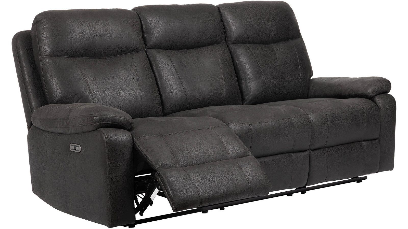 Norvian reclinersofa 3-seter elektrisk - Svart